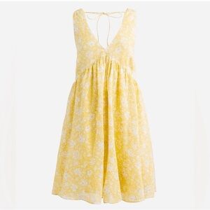 J. Crew Yellow Floral Dress